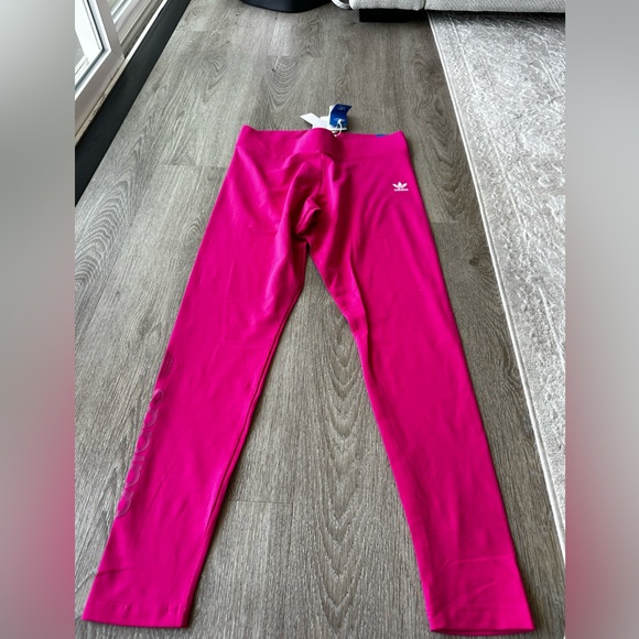 Adidas Women's Pink Leggings - Picture 1 of 5